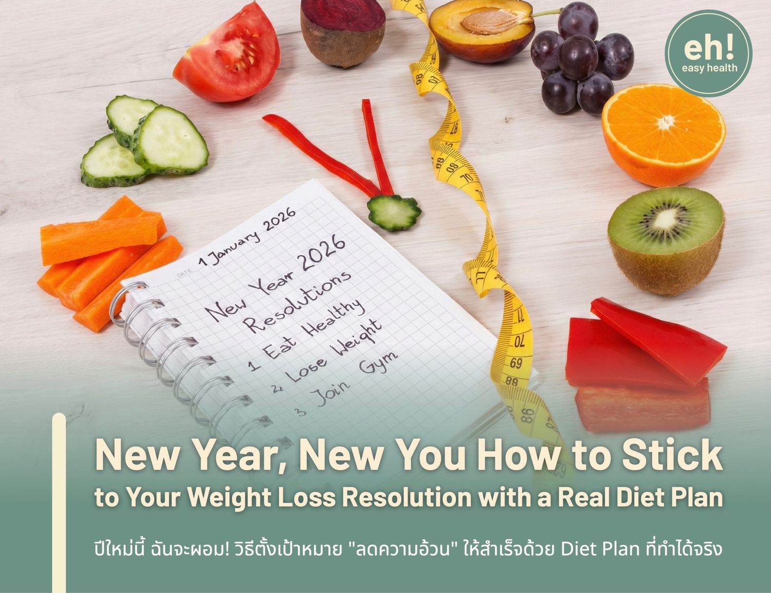 New Year, New You: How to Stick to Your Weight Loss Resolution with a Real Diet Plan