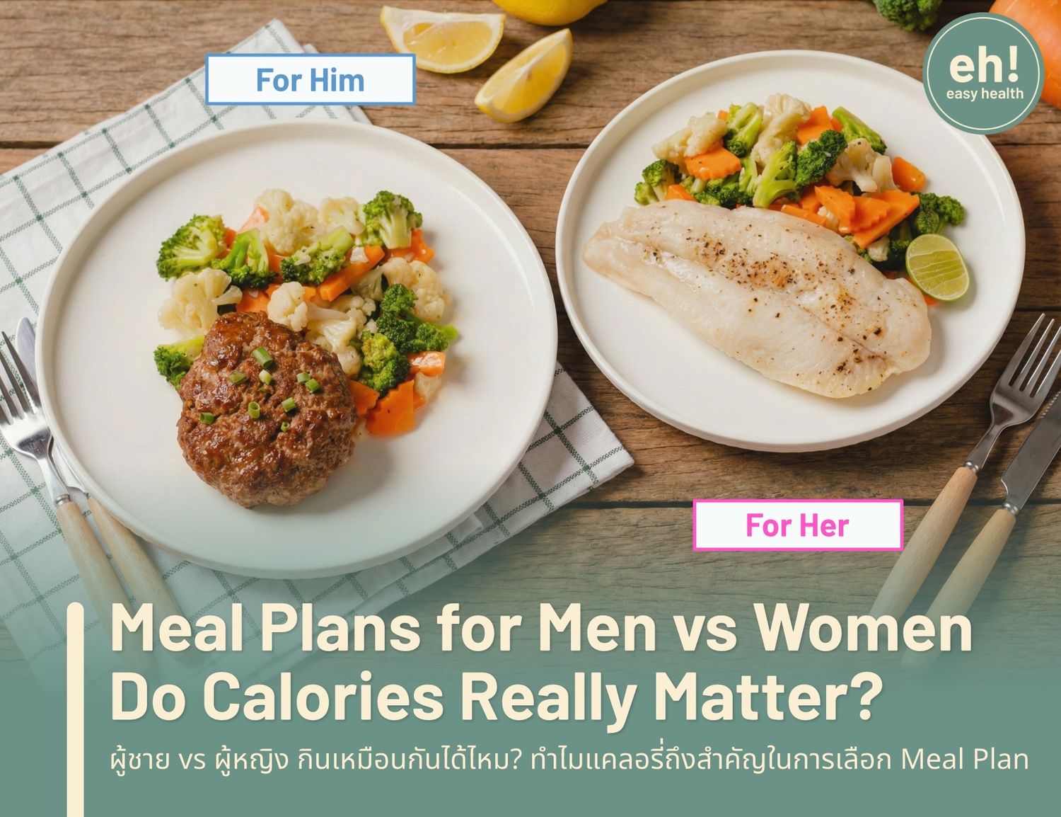 Meal Plans for Men vs Women: Do Calories Really Matter?