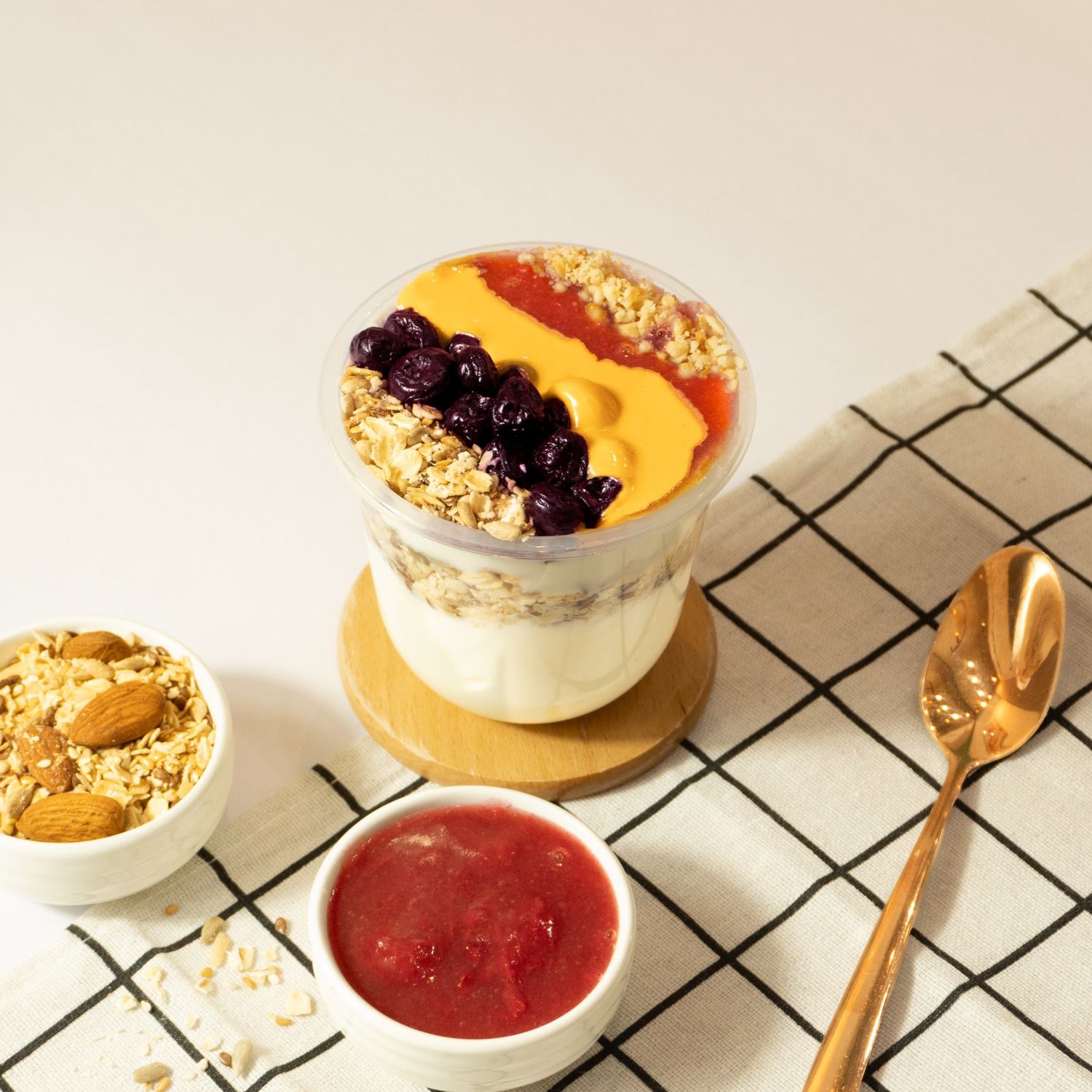 Peanut Butter Berry Jam Bowl