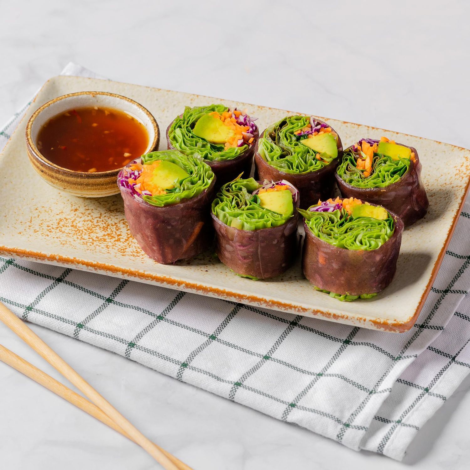 Salad Roll Riceberry Wrap