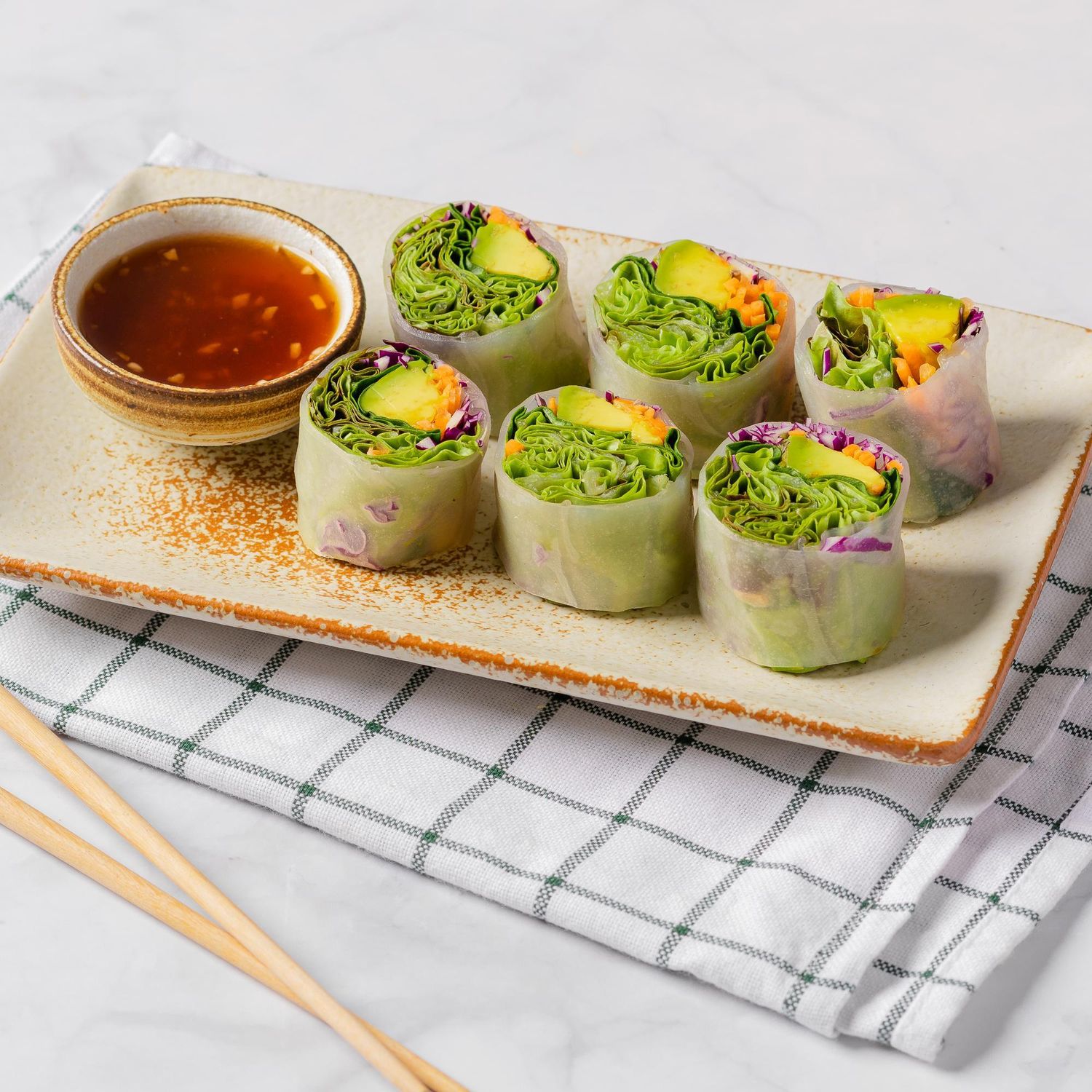 Salad Roll White Rice Wrap