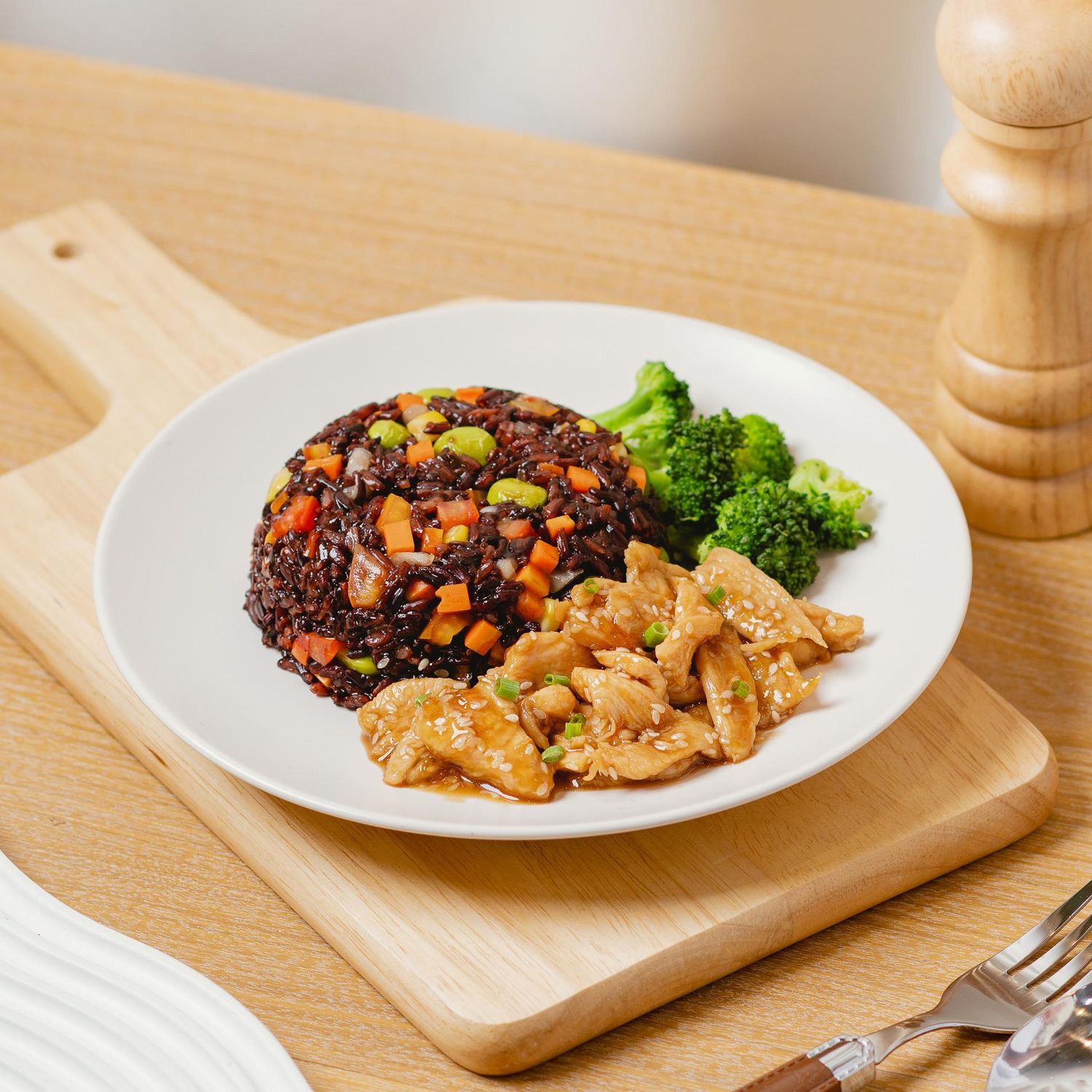 Free-range Chicken or Tofu Teriyaki