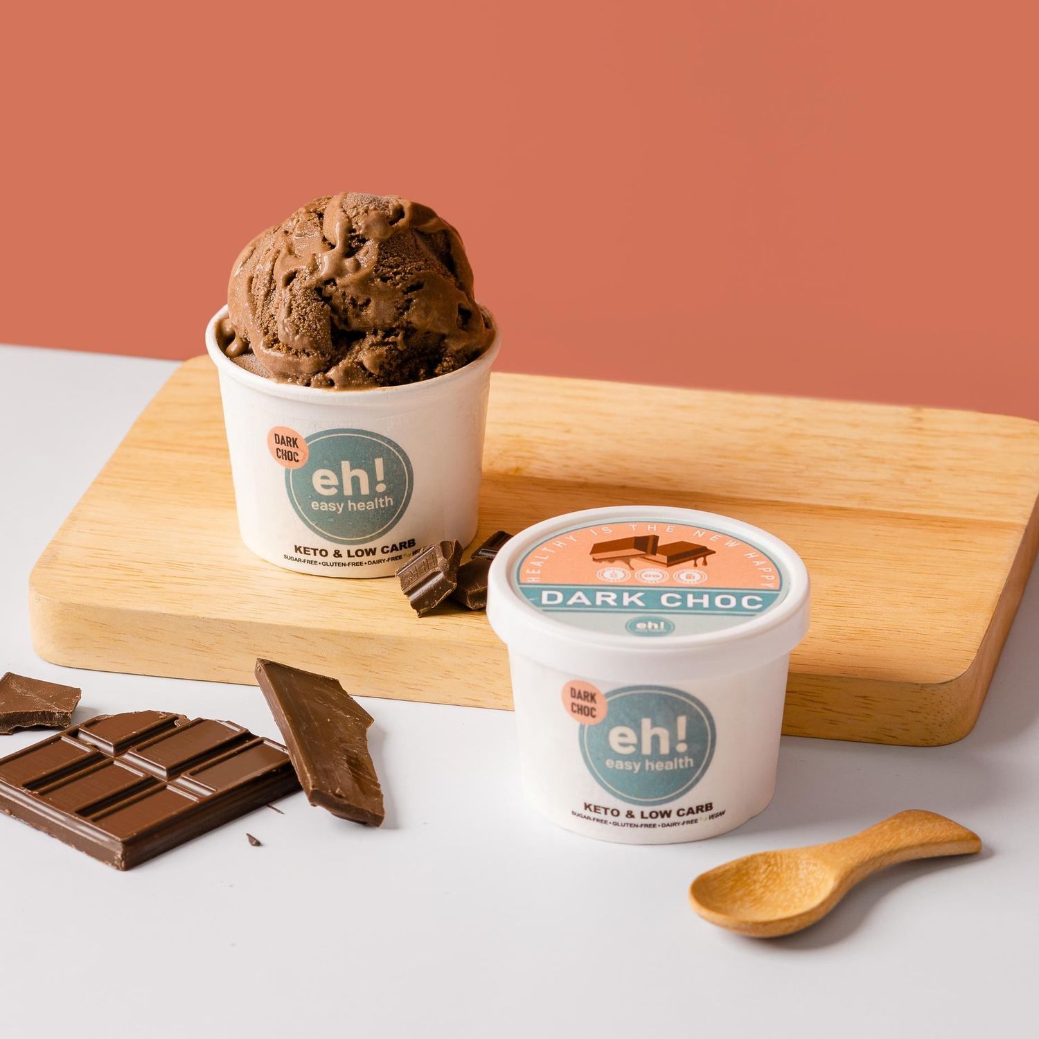 Keto Ice Cream Dark Chocolate