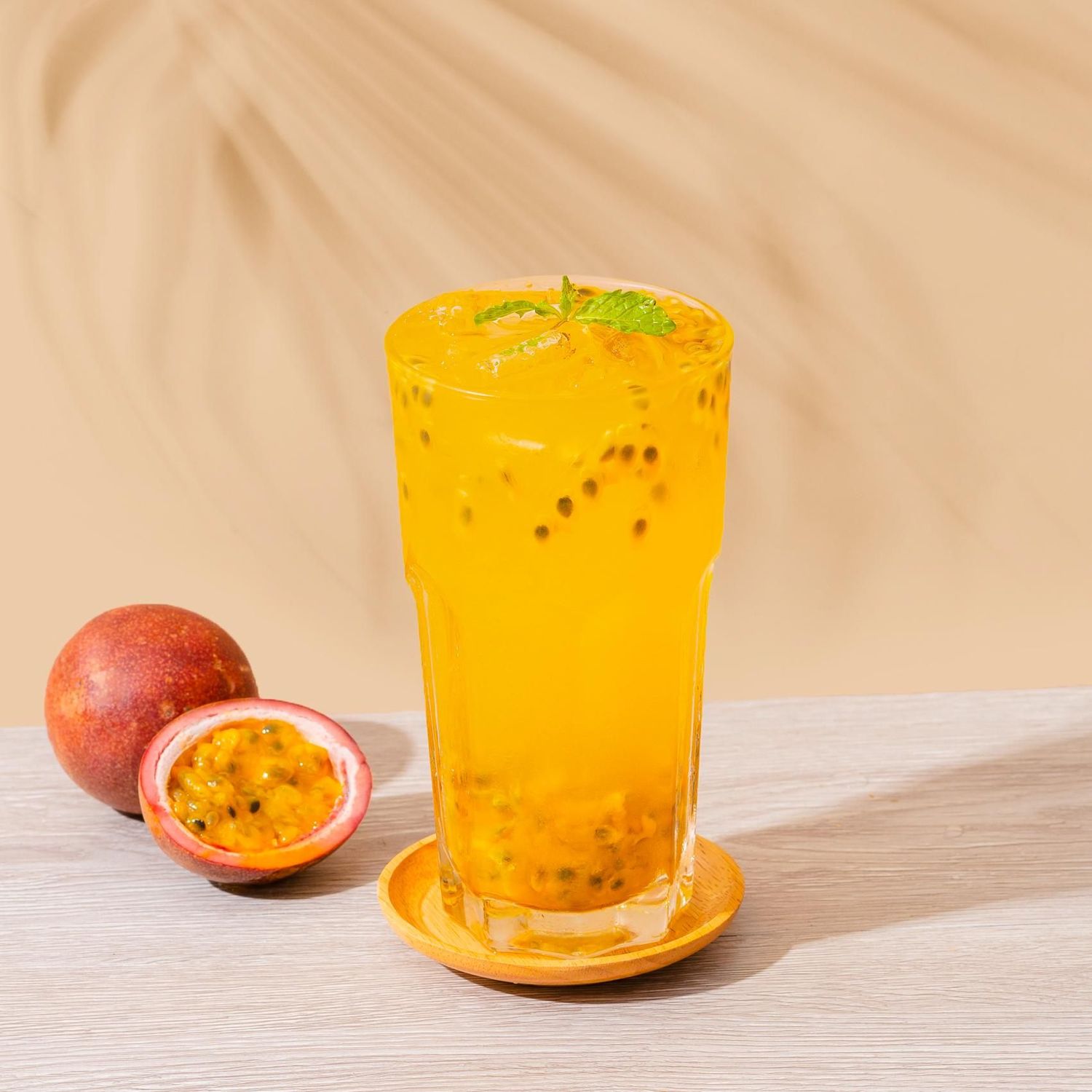 Homemade Passion Fruit Cooler