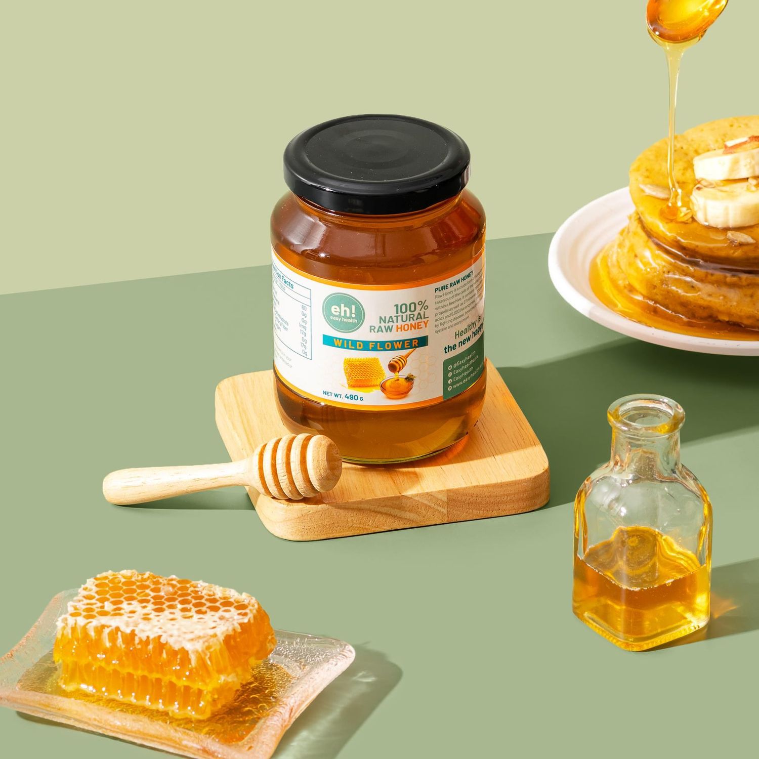 Natural Raw Honey (10g serving)